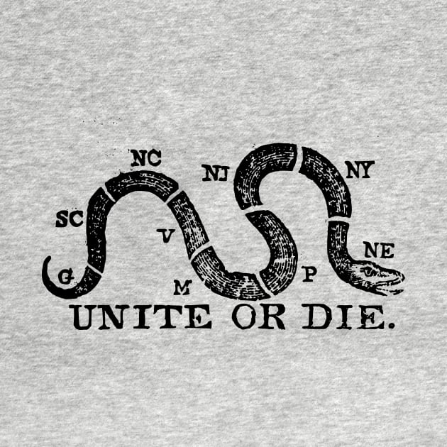 The Unite or Die by FranklinPrintCo